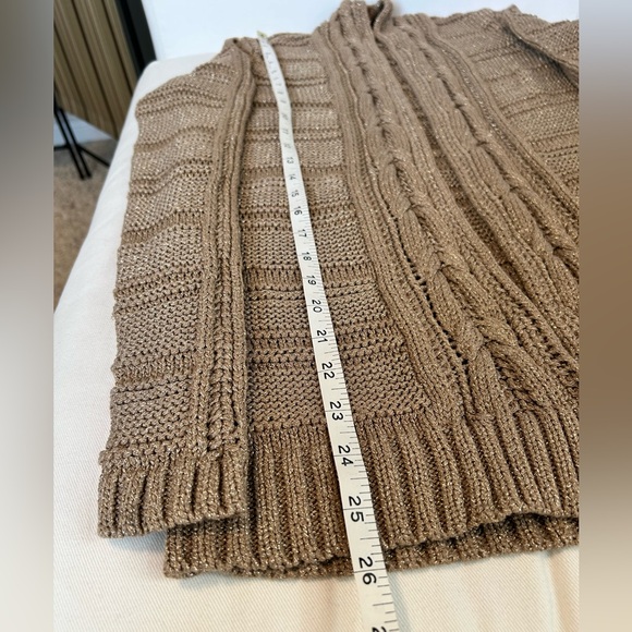 Metallic cable knit cardigan - Picture 8 of 9
